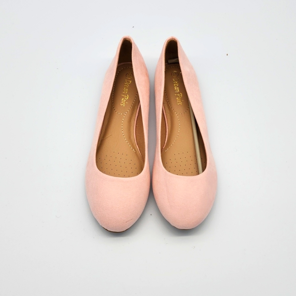 Dream Pairs Womens Shoe Ballet Light Faux Suede Low Heels Flat